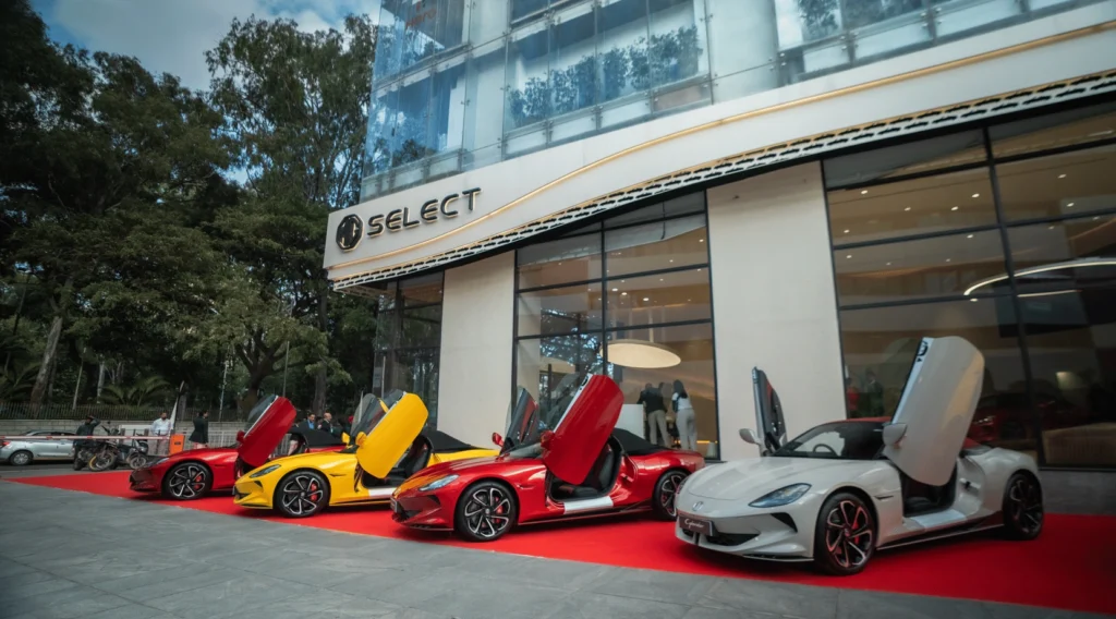 JSW MG Cyberster Electric Car