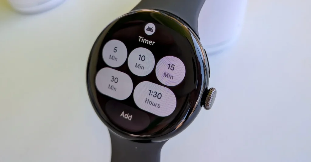 Google Pixel Watch Wear OS 6