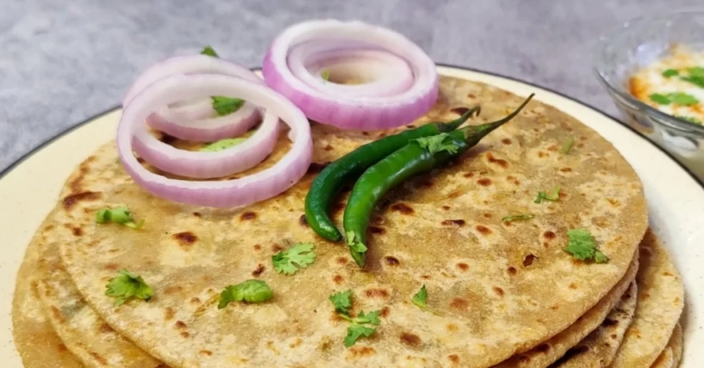 Aloo Pyaz Paratha Recipe